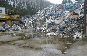 Pic of illegal waste site