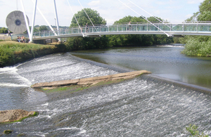 The River Exe in Exeter