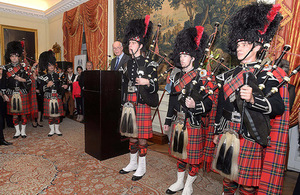 The Ambassador welcomed all the guests to the Queen's Birthday Party