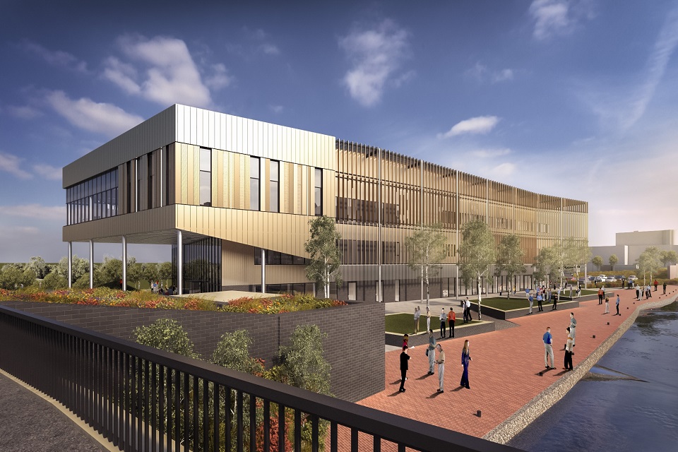 Visuals of the proposed National College for High Speed Rail (NCHSR) At Birmingham.