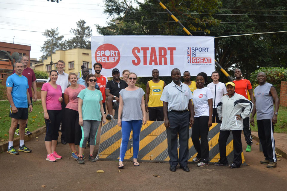 Sport Relief Mile 2016 in Kampala