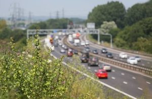 Vehicles on motorway