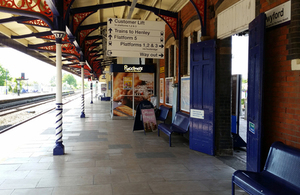 Twyford station and platform