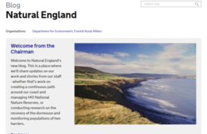 Natural England blog