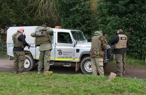 Fisheries enforcement getting ready for a patrol