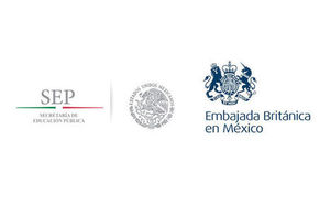 Logo SEP Embajada Británica