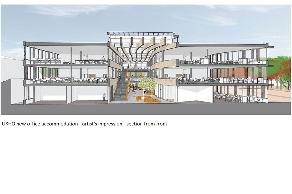 Artist's impression cross section