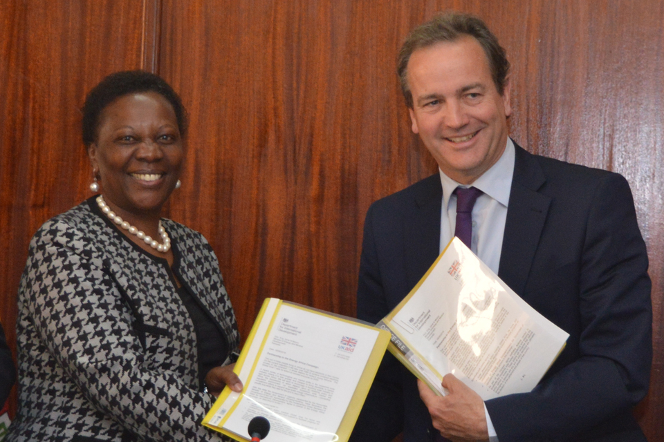 Nick Hurd meets Irene Muloni