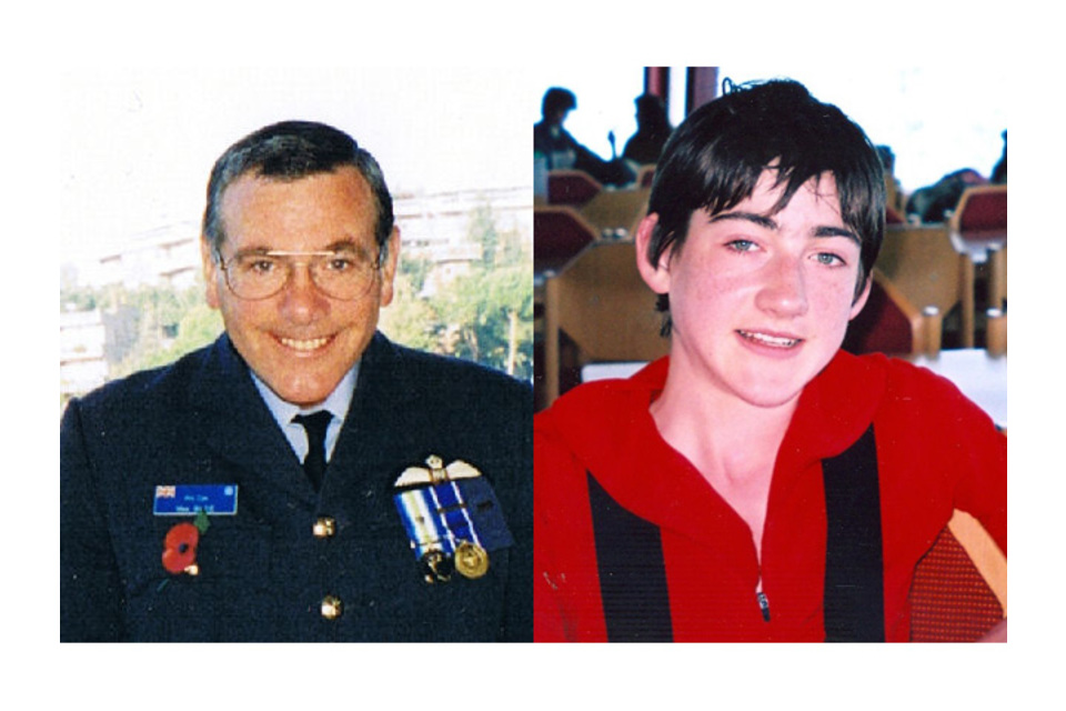 Flight Lieutenant Mike Blee and Cadet Nicholas Rice (All rights reserved.)