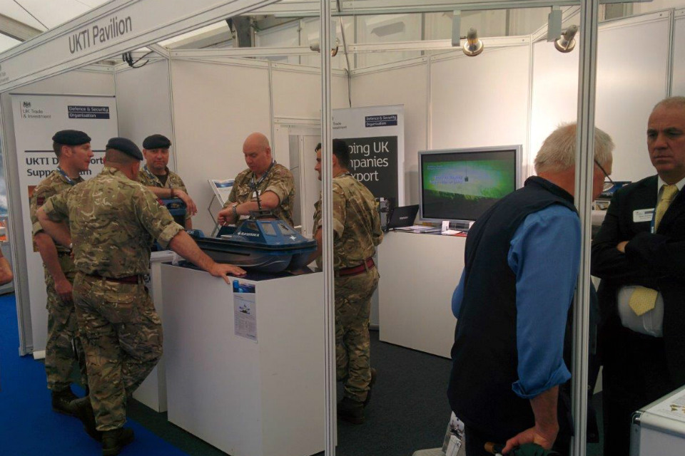 UK Pavilion at Seawork 2016