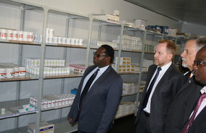 Inside of the Prefab Pharmacy