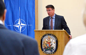 HMA Iain Lindsay at Pre-NATO Summit Working Breakfast