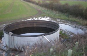 The overflowing tank