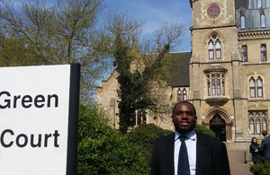 David Lammy outside Wood Green court