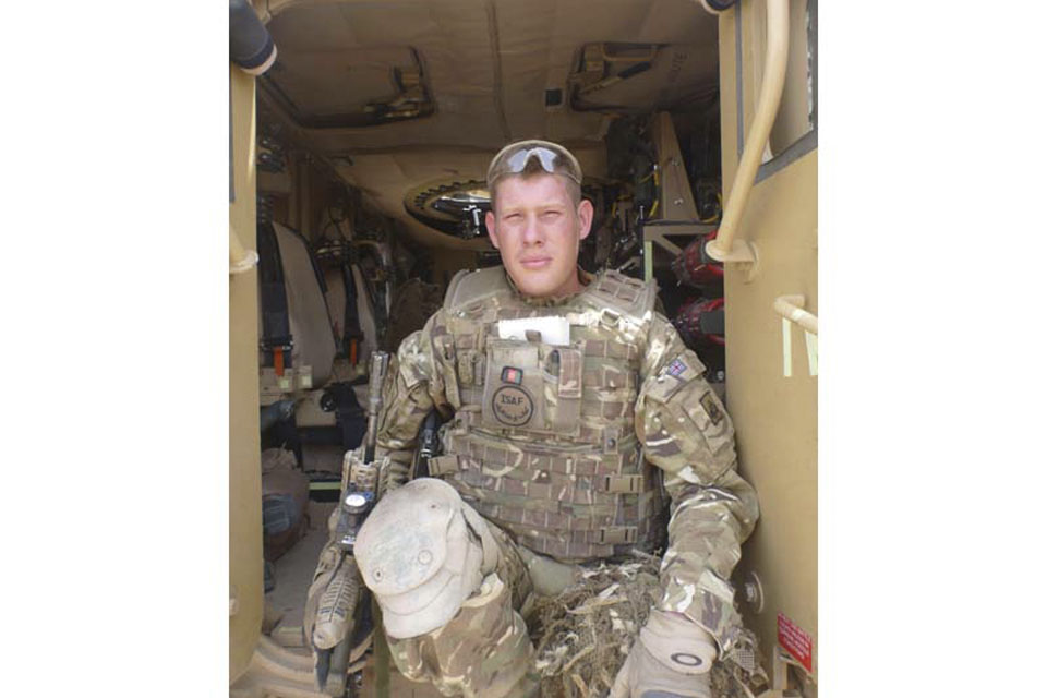 Corporal David Cadman prepares to leave Patrol Base Silab 