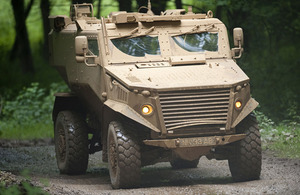 Foxhound light protected patrol vehicle