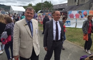 Lord Bourne at Llangollen International Musical Eisteddfod