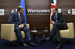 PM meeting with Ukrainian President Petro Poroshenko