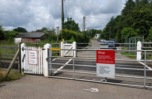 Image showing Dock Lane user worked crossing