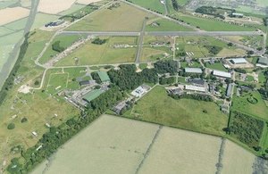 Aerial view of Westcott Venture Park.