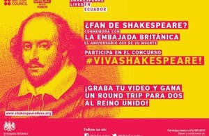Official Contest Poster #VivaShakespeare!