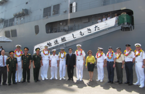 Royal Navy Dental Medical Services personnel arrive in Vietnam