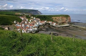 England Coast Path at Staithes