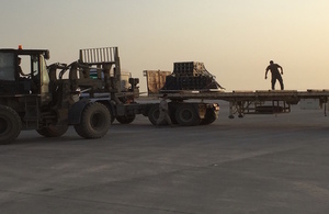 Delivery of ammunition to Kurdish Peshmerga