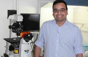 Rahul Bhome, CRUK Clinical Research Fellow, University of Southampton; and a recipient of the Science and Innovation Network Researcher Mobility Fellowship for Nanoscience.
