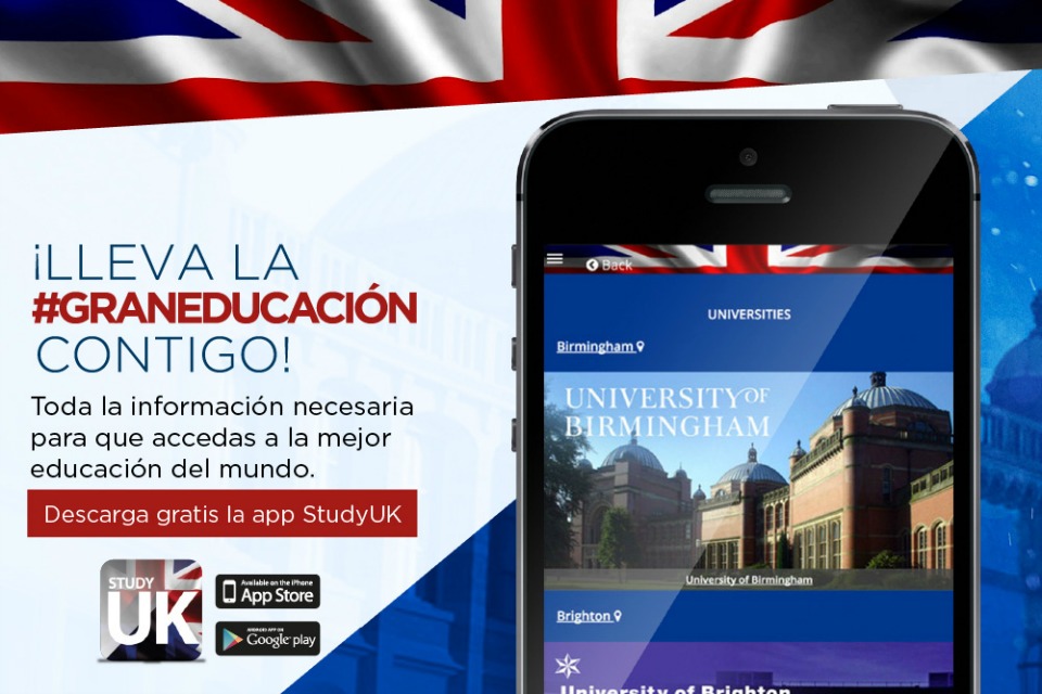 Download the free app StudyUK in AppleStore and GooglePlay