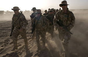 British soldiers in Afghanistan