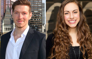 2016/17 Canadian Chevening Scholars Jordan-Nicolas Matte & Alexis Wagner