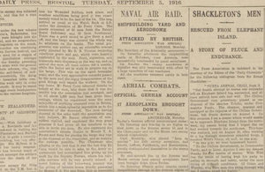 British Newspaper Archives Western Daily Press - Tuesday 05 September 1916 Image © Local World Limited/Trinity Mirror. Image created courtesy of THE BRITISH LIBRARY BOARD.