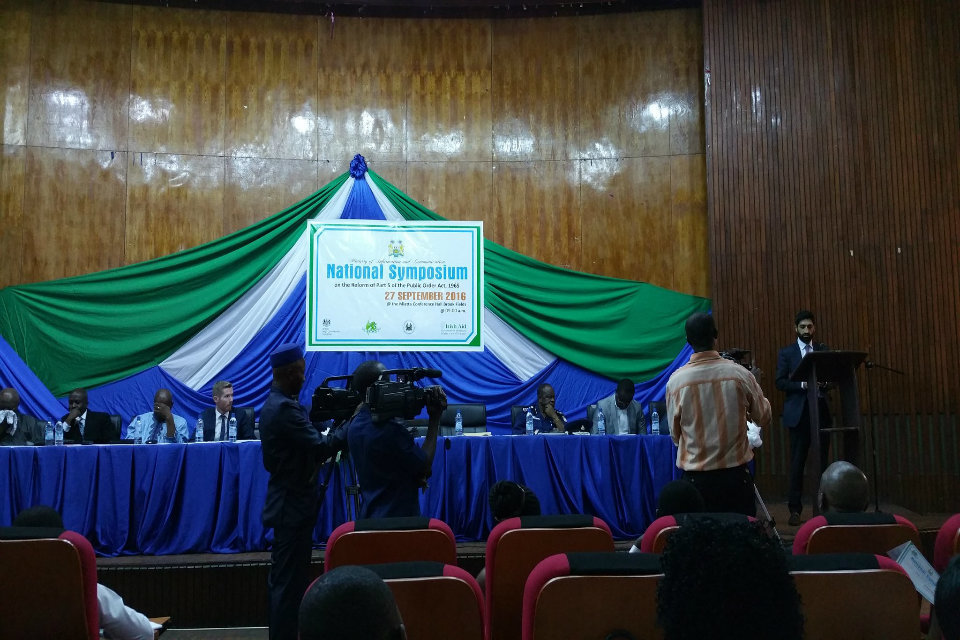 British High Commission Supports The Reform Of Sierra Leone S