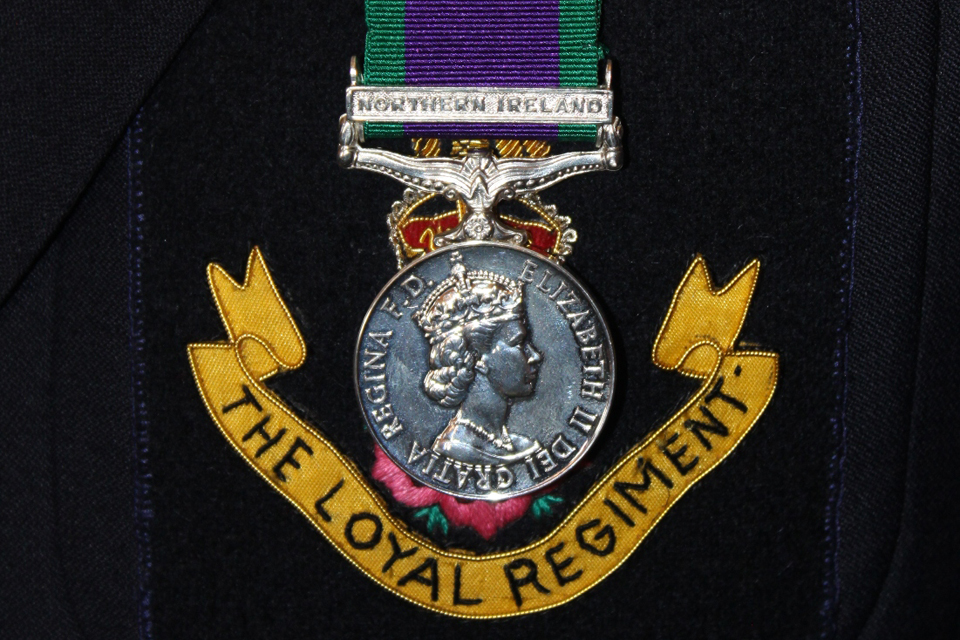 Northern Ireland service medal