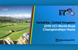 Yorkshire, UK, hosts of 2019 UCIWC World Road Championships