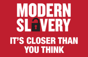 Modern Slavery logo.