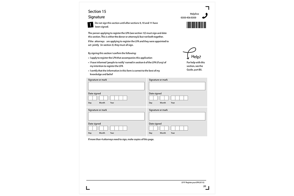 Does power of attorney need to be registered