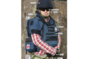 Defence civilian wearing Personal Protective Equipment