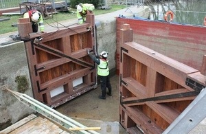 Works at Grafton Lock