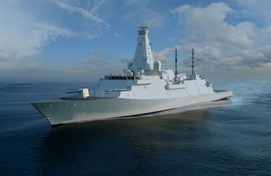 Defence Secretary Michael Fallon has announced the steel cut for the new Type 26 frigates will be in summer 2017. Crown Copyright.