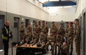 Chindit army cadets enjoy CNC visit