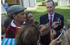 Her Majesty's Ambassador in Cuba Antony Stokes