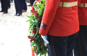 British Embassy Tirana observes Remembrance Day 2016