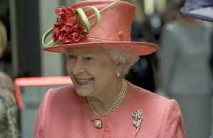 Her Majesty The Queen (library image) [Picture: Sergeant Jez Doak, Crown Copyright/MOD 2012]