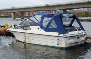 Library image of cabin cruiser Vasquez (photo: MAIB)