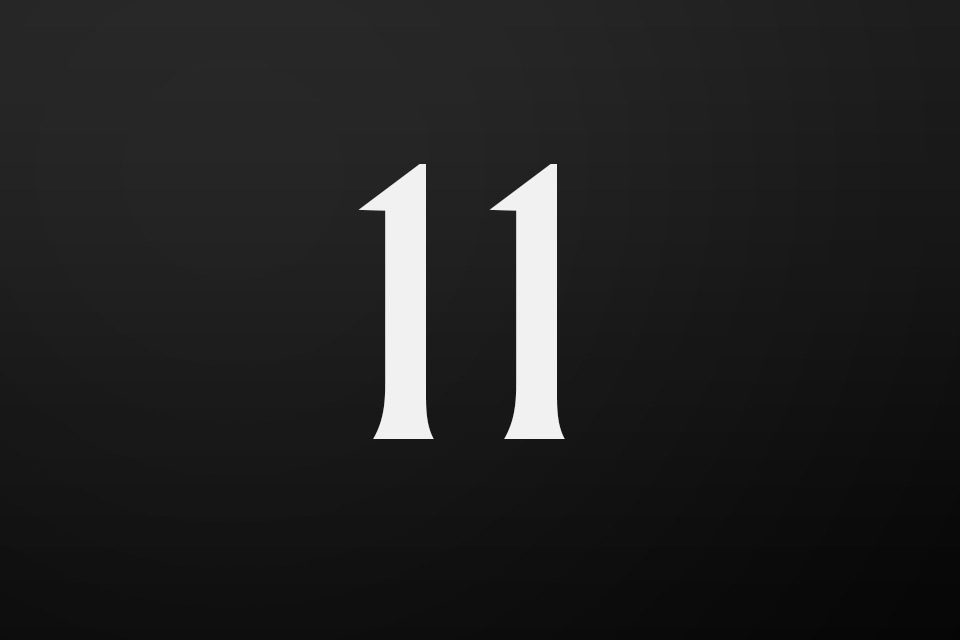 Цифра 11 картинка красивая