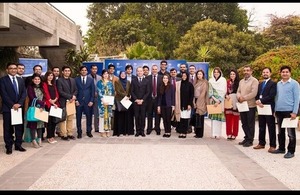 British High Commissioner hosts a reception event for returning Chevening scholars