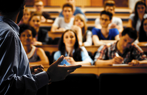 Students in a lecture