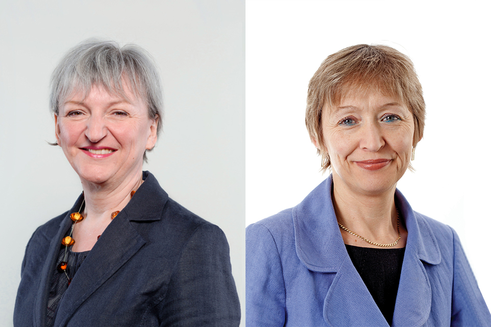 Penny Ciniewicz, Chief Executive of the VOA and Mary Hardman, Chief Valuer of the VOA.